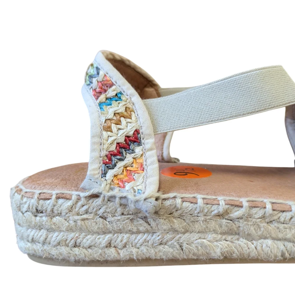 Picon Espadrille Sandals Made in Spain Size 9.5